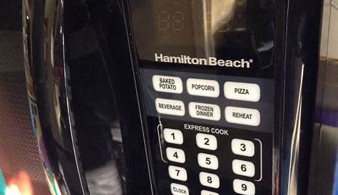 hamilton beach microwave 1000 watts manual