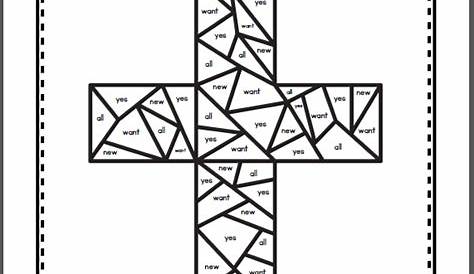 religious easter puzzles printable worksheets