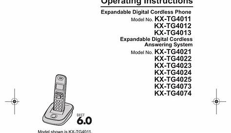 Panasonic Cordless Phones Manuals User Guide - omever