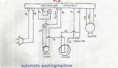5 Wire Washing Machine Motor Wiring Diagram | Electrical Wiring