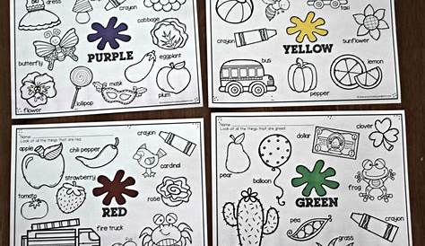 printable color worksheets for preschoolers