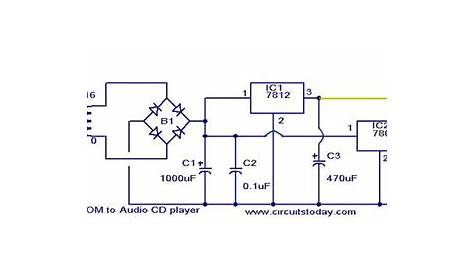 cd player circuit diagram