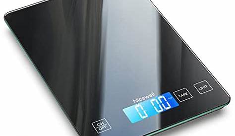 Buy Nicewell Food Scale Digital Weight Grams and oz, 22lb Kitchen Scale