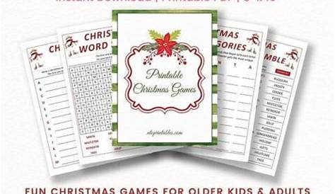 10 Fun Christmas Printable Games | Christmas Printables For Kids