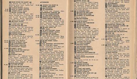 TV Guide listings for Thursday, September 14, 1972 : r/pics