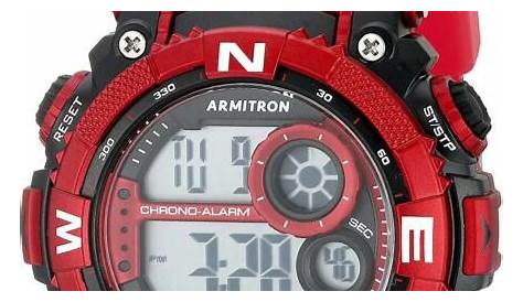 Armitron Pro Sport Men's Digital Watch Md12259 (r) 330ft 40/8284 for