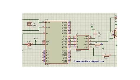 dac interfacing with 8051 circuit diagram
