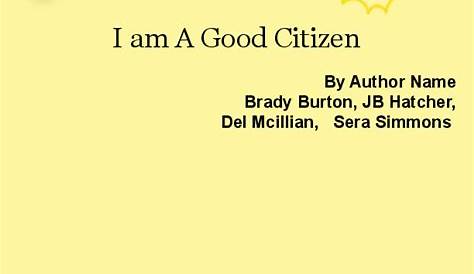 I am A Good Citizen | Book 321666