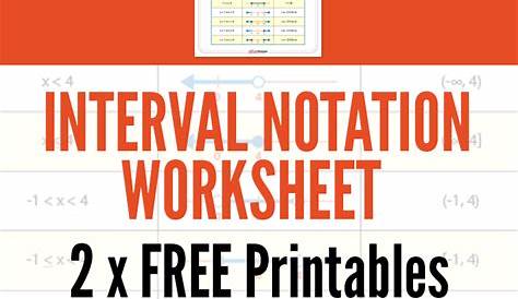 Interval Notation Practice Worksheet Answers - Promotiontablecovers