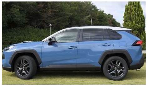 2022 Toyota RAV4 Adventure Hybrid Cavalry Blue profile view | Toyota