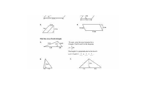 parallelograms worksheets answers