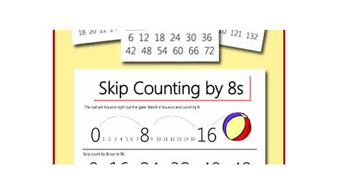 Educational FREEBIE: Printable Skip Counting Charts - Kids Activities