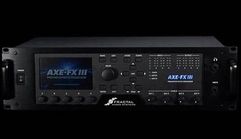 Buy Fractal Audio Axe FX III Amp Modeller, Preamp Effects Processor | Sound Affects Premier