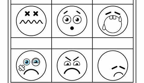 printable emotions worksheets