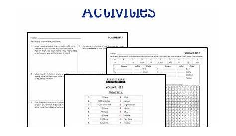 4th Grade Measurement Worksheets - Printables & Worksheets