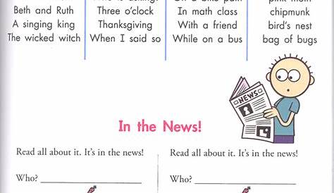 mad libs for first graders