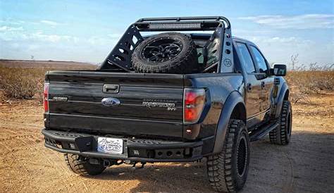 Ford F-150/Raptor Chase Rack Lite – 50″ forward bar and 30″ rear facing
