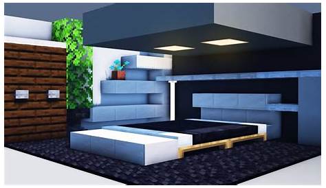 How to Build a Modern Bedroom in Minecraft - Modern House Tutorial #5