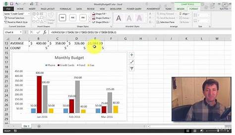 Formatting an excel chart - YouTube