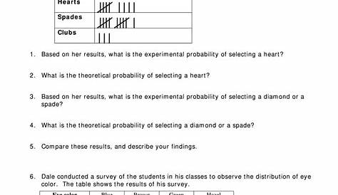 math u see probability worksheet