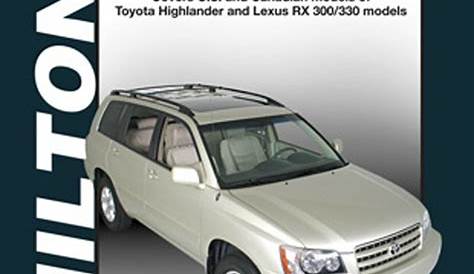 2007 Toyota Highlander Hybrid Repair Manual - heavenlywiki