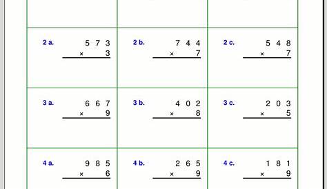 math practice multiplication worksheet