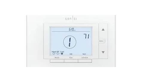 Emerson Sensi Smart Thermostat Manual - Sen|Si 1F87U-42WF, ST55