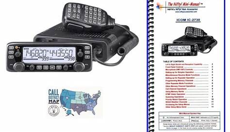 ICOM IC-2730A VHF/UHF 50W Mobile Radio with Nifty! Accessories Mini