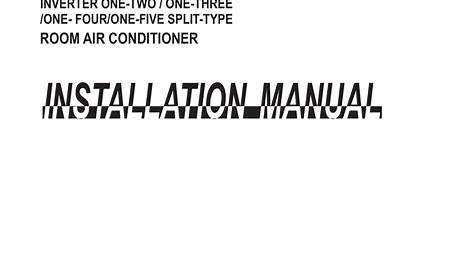 carrier air conditioner maintenance manual