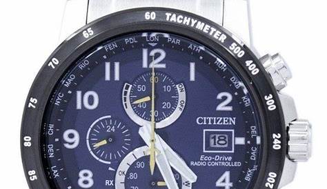 Refurbished Citizen Eco-Drive Radio Controlled Chronograph AT8124-91L