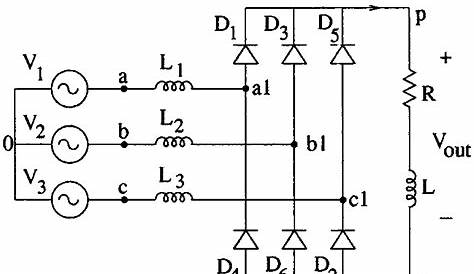 3 phase rectifier circuit diagram