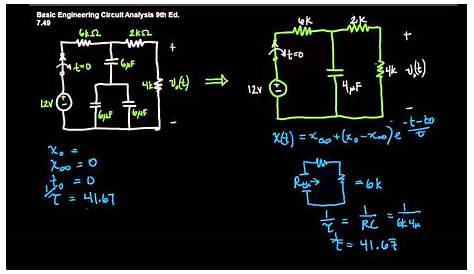 First Order Circuit Analysis