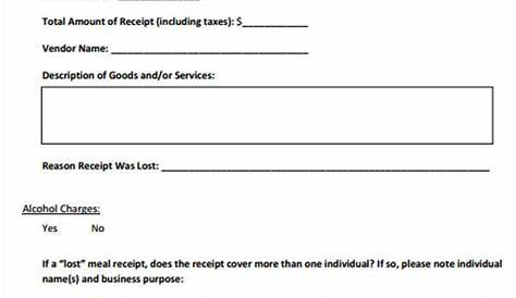 FREE 36+ Printable Receipt Forms in PDF | MS Word