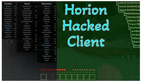 New Best MINECRAFT Windows 10 HACKED CLIENT (Horion) For Minecraft