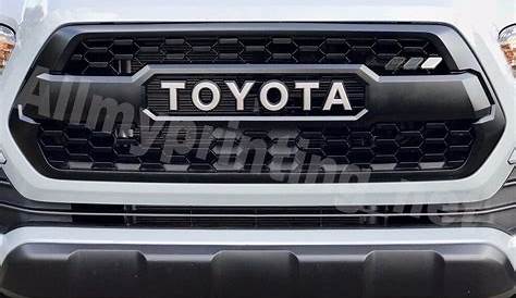 Toyota TRD Grille Badge EMBLEM Tacoma 4Runner Tundra Sequoia | Etsy