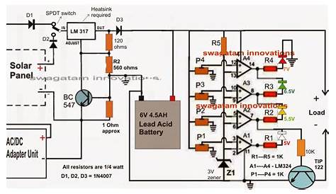6V Solar Battery Charger Circuit | Circuit Diagram Centre