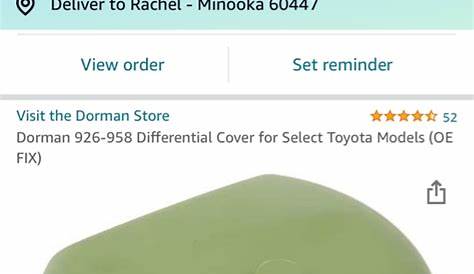 2004 toyota tundra rear differential cover