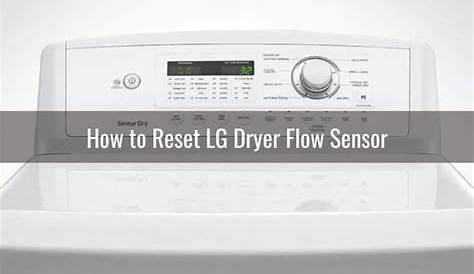 lg dryer sensor dry manual
