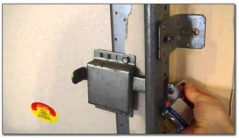 How To Manually Lock Garage Door From Inside