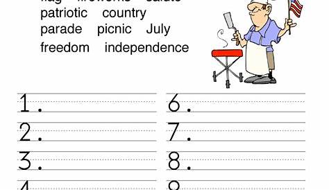 4th of July Worksheets | Have Fun Teaching