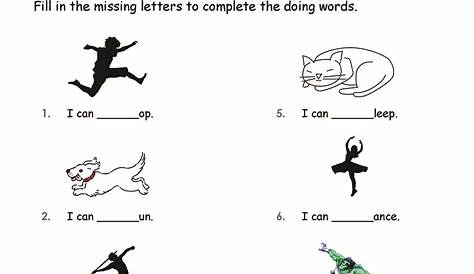 Verbs Worksheet For Grade 1 5 Free Grammar Worksheets First Grade 1