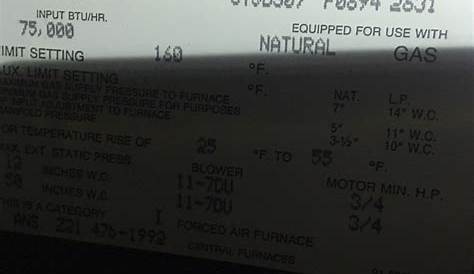 ruud furnace date code