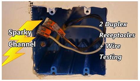 How To Wire 2 Duplex Receptacles + Testing Wires Before and After