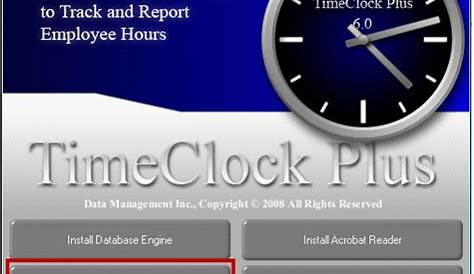 timeclock plus manual
