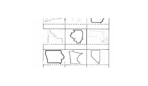how the states got their shapes worksheets
