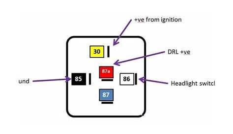 Wiring Diagram For 5 Pin Relay For Drl With Turn Signal Wire