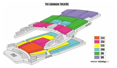 granada theater seating chart