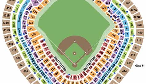 yankee seating chart with seat numbers