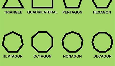 name all polygons shapes - Brainly.com