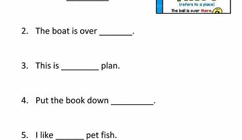 Their vs there - Interactive worksheet